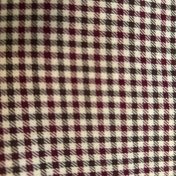 CLASSIC RALPH LAUREN BLOUSE SIZE 6 - Brown/creme/forest green/burgundy red - Picture 6 of 11
